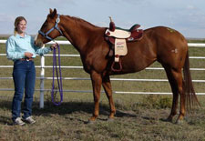 Jodi Hart & Fastchicalickin, 2006 Whoop-Up Futurity Champions - Click image to enlarge